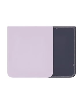 Replacement Bottom Back Cover Glass Compatible for Samsung Z Flip 5 5G (F731) (Lavender)
