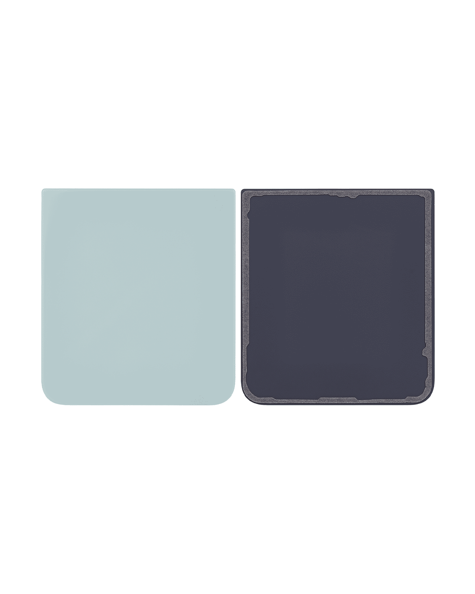 Replacement Bottom Back Cover Glass Compatible for Samsung Z Flip 5 5G (F731) (Mint)