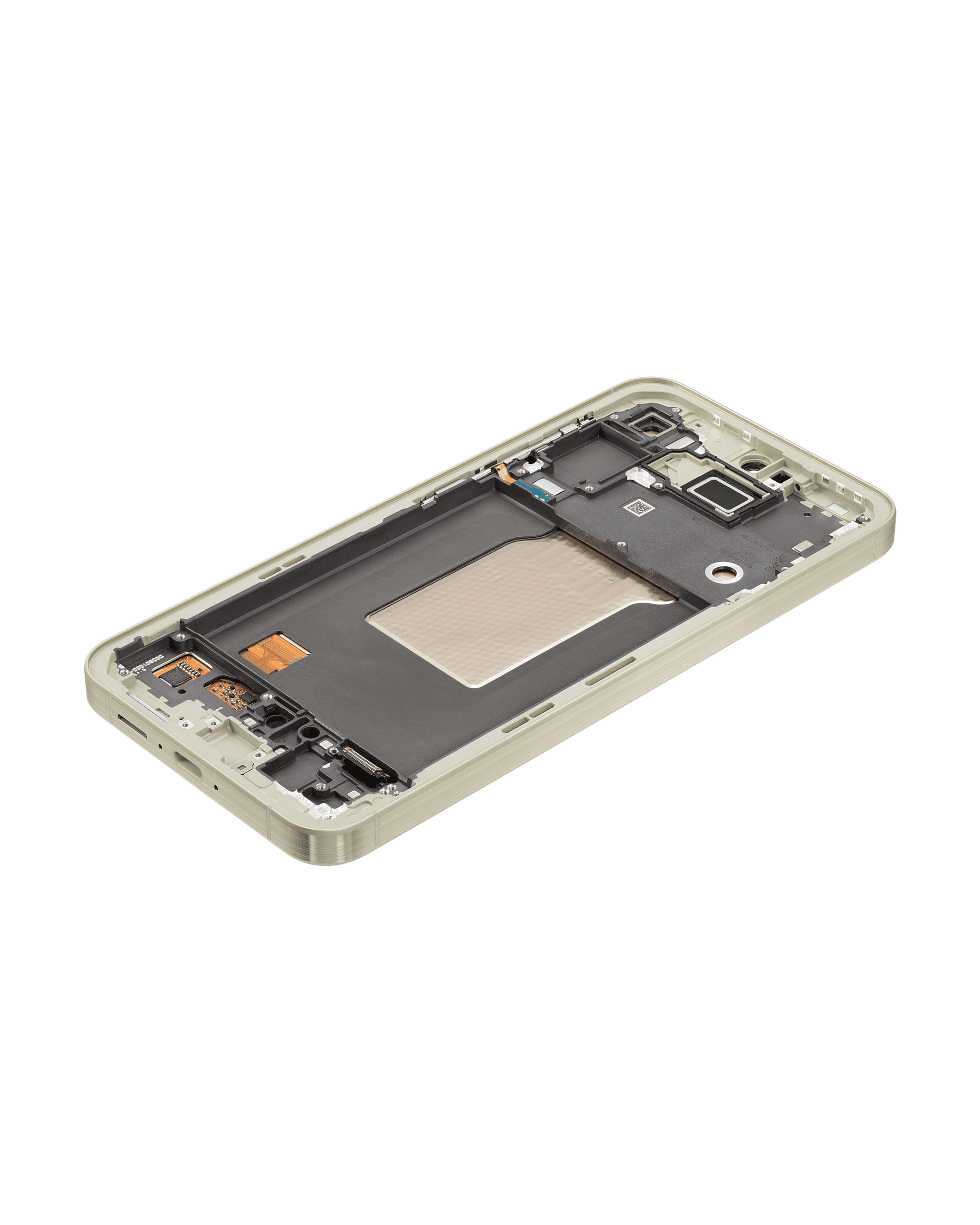 Replacement OLED Assembly With Frame Compatible For Samsung Galaxy A55 (A556 / 2024) (Refurbished) (Lemon)