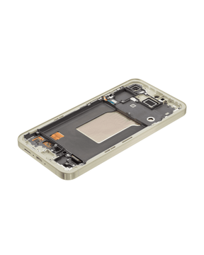 Replacement OLED Assembly With Frame Compatible For Samsung Galaxy A55 (A556 / 2024) (Refurbished) (Lemon)