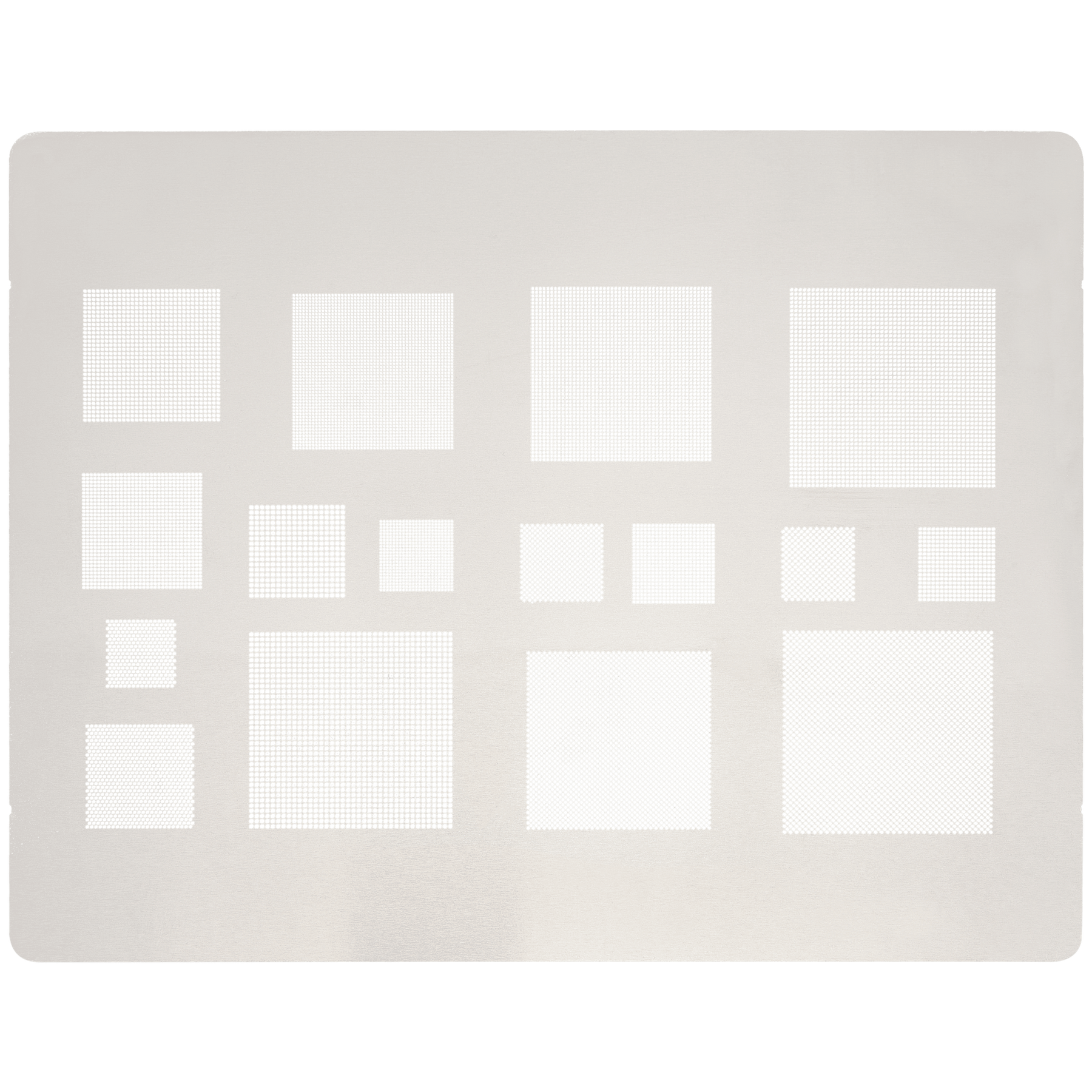 Multi-Function Universal BGA Reballing Stencil 0.3 / 0.35 / 0.4 / 0.5 (0.12MM) (Amaoe)