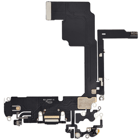 Charging Port Flex Cable Compatible For iPhone 15 Pro (Aftermarket Plus) (Blue Titanium)