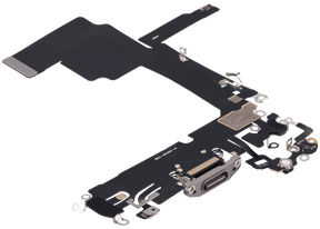 Charging Port Flex Cable Compatible For iPhone 15 Pro (Aftermarket Plus) (Natural Titanium)