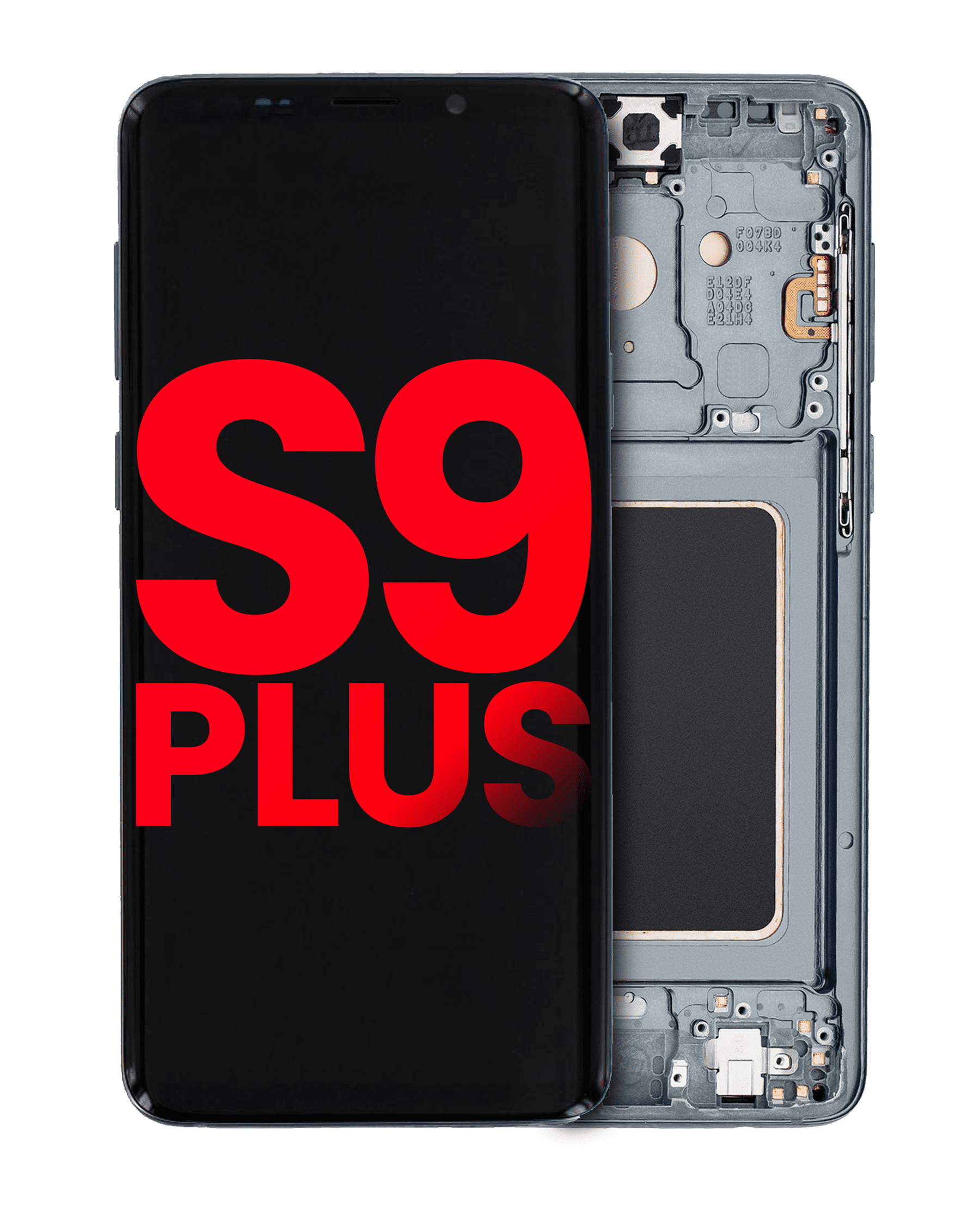 OLED Assembly With Frame Compatible For Samsung Galaxy S9 Plus Replacement (Vemake) (Titanium Gray)