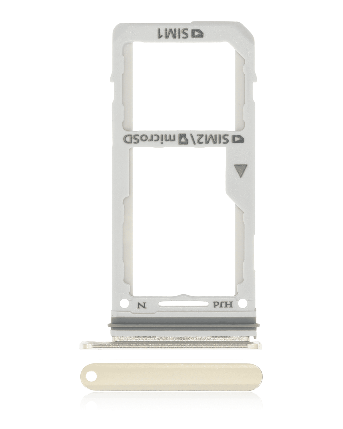 Dual Sim Card Tray Compatible For Samsung Galaxy Note 8 Replacement (Maple Gold)