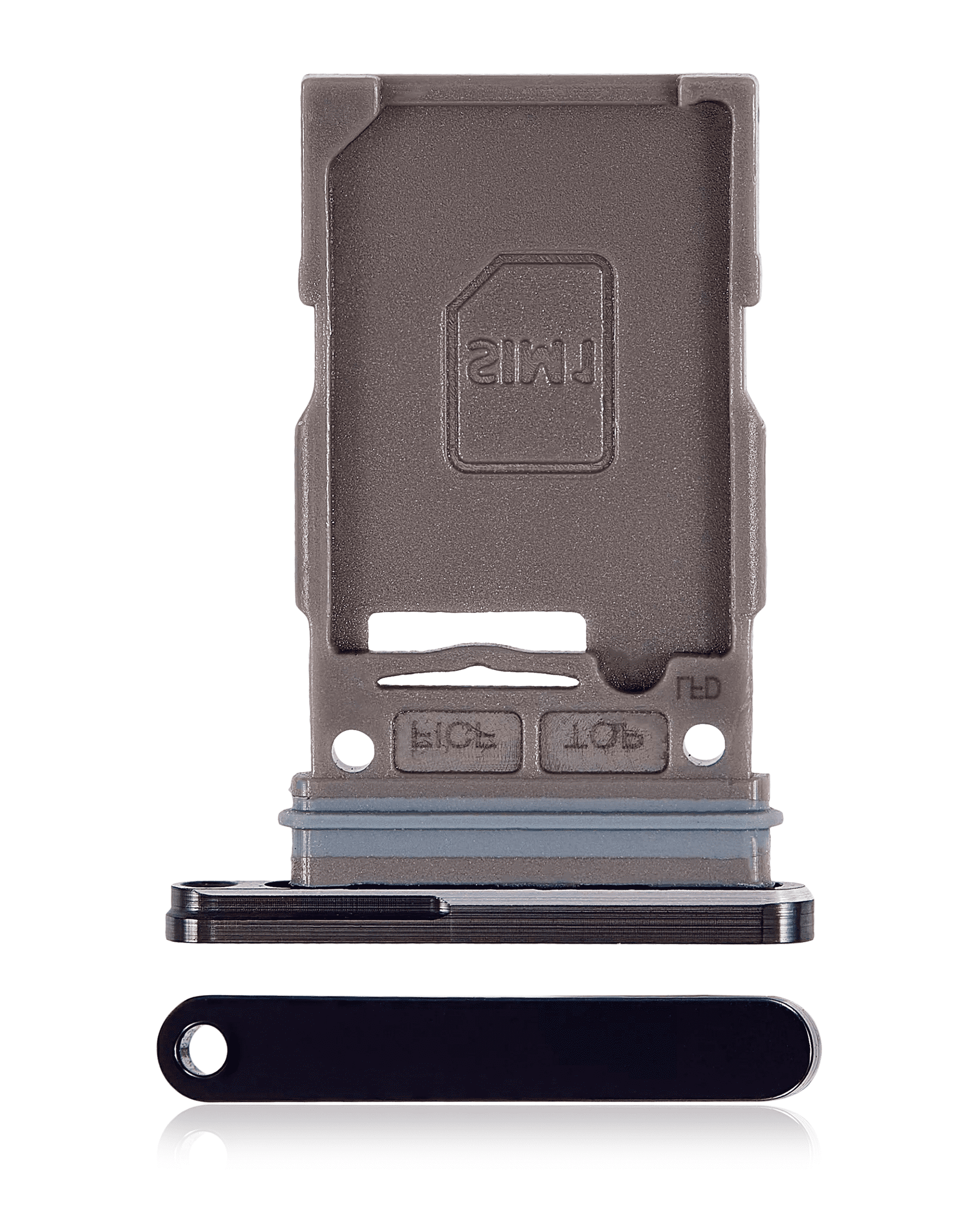 Replacement Single Sim Card Tray Compatible For Samsung Galaxy Z Fold 4 (F936) (Phantom Black)