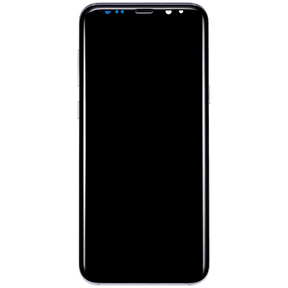 Replacement OLED Assembly With Frame Compatible For Samsung Galaxy S8 Plus (Refurbished) (Arctic Silver)