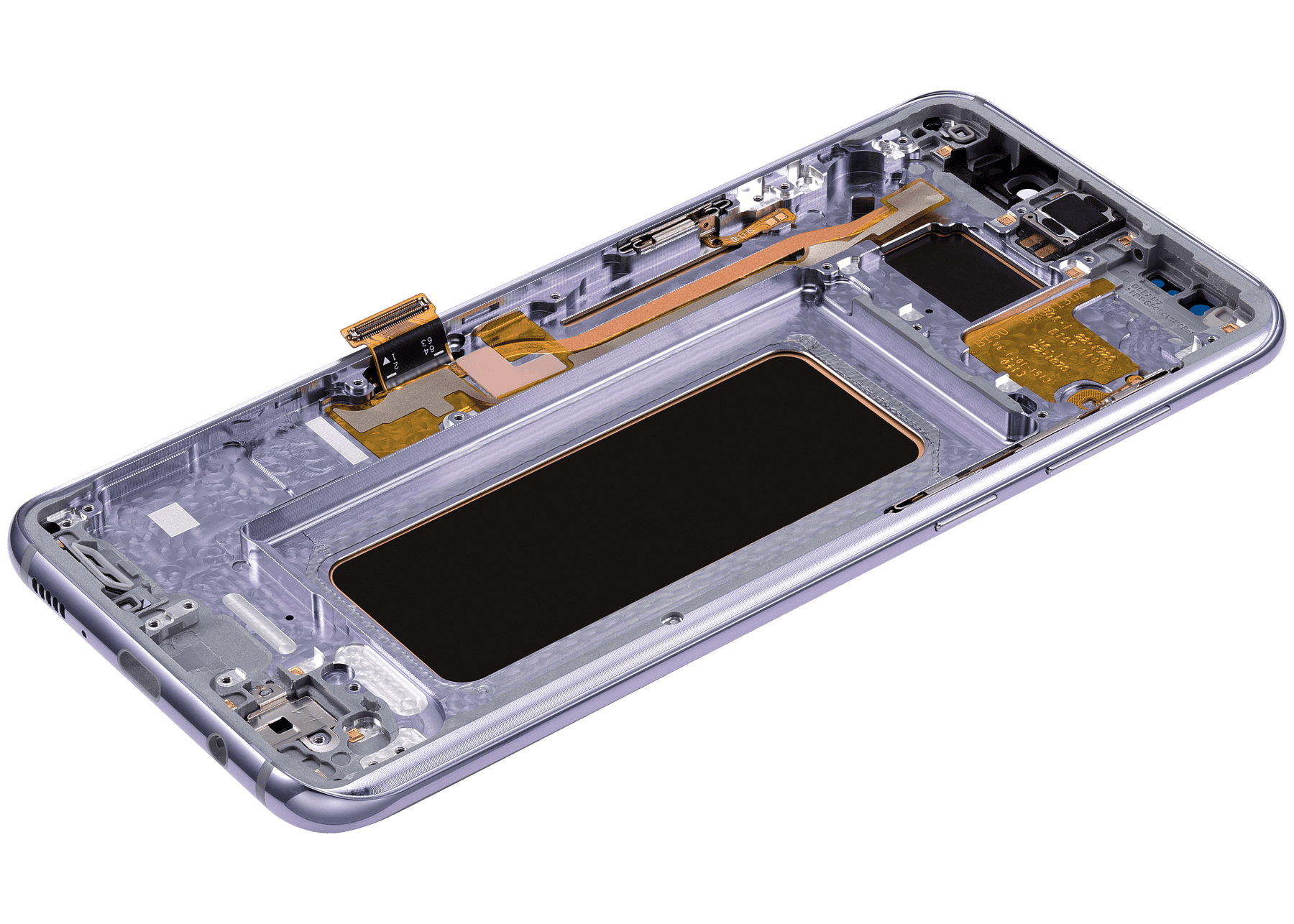 Replacement OLED Assembly With Frame Compatible For Samsung Galaxy S8 Plus (Refurbished) (Arctic Silver)