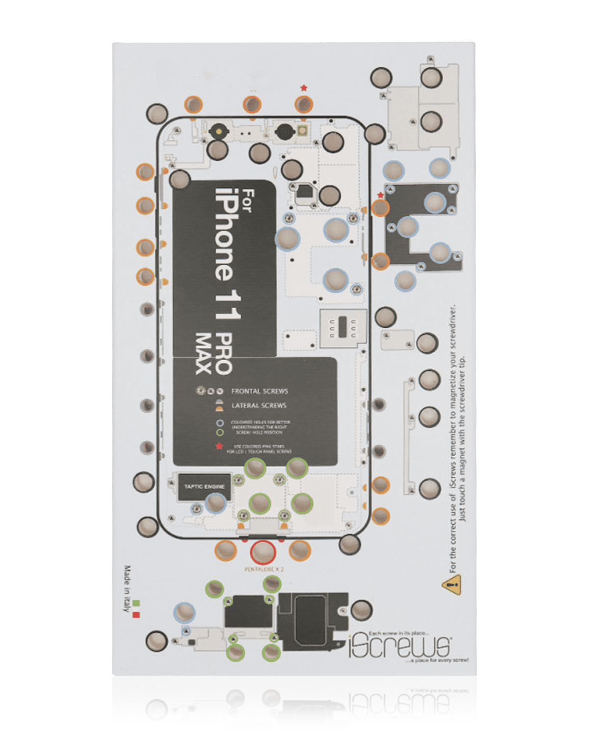 iScrews Position Mat Compatible For iPhone 11 Pro Max (dottorpod)