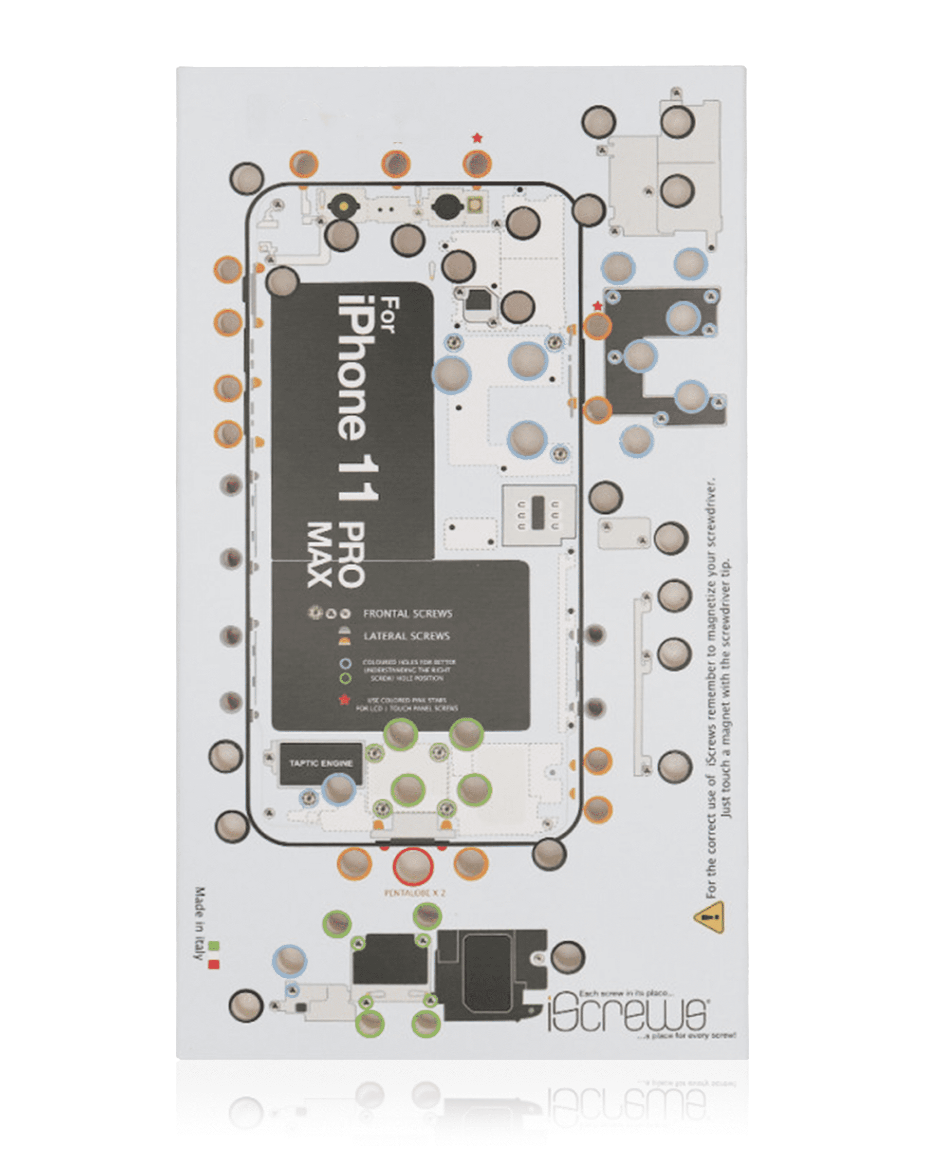 iScrews Position Mat Compatible For iPhone 11 Pro Max (dottorpod)