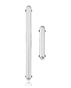 Hard Buttons (Power / Volume) Compatible For Samsung Galaxy Tab S6 Lite 10.4" (P610 / P615) ( 2020) (Silver)