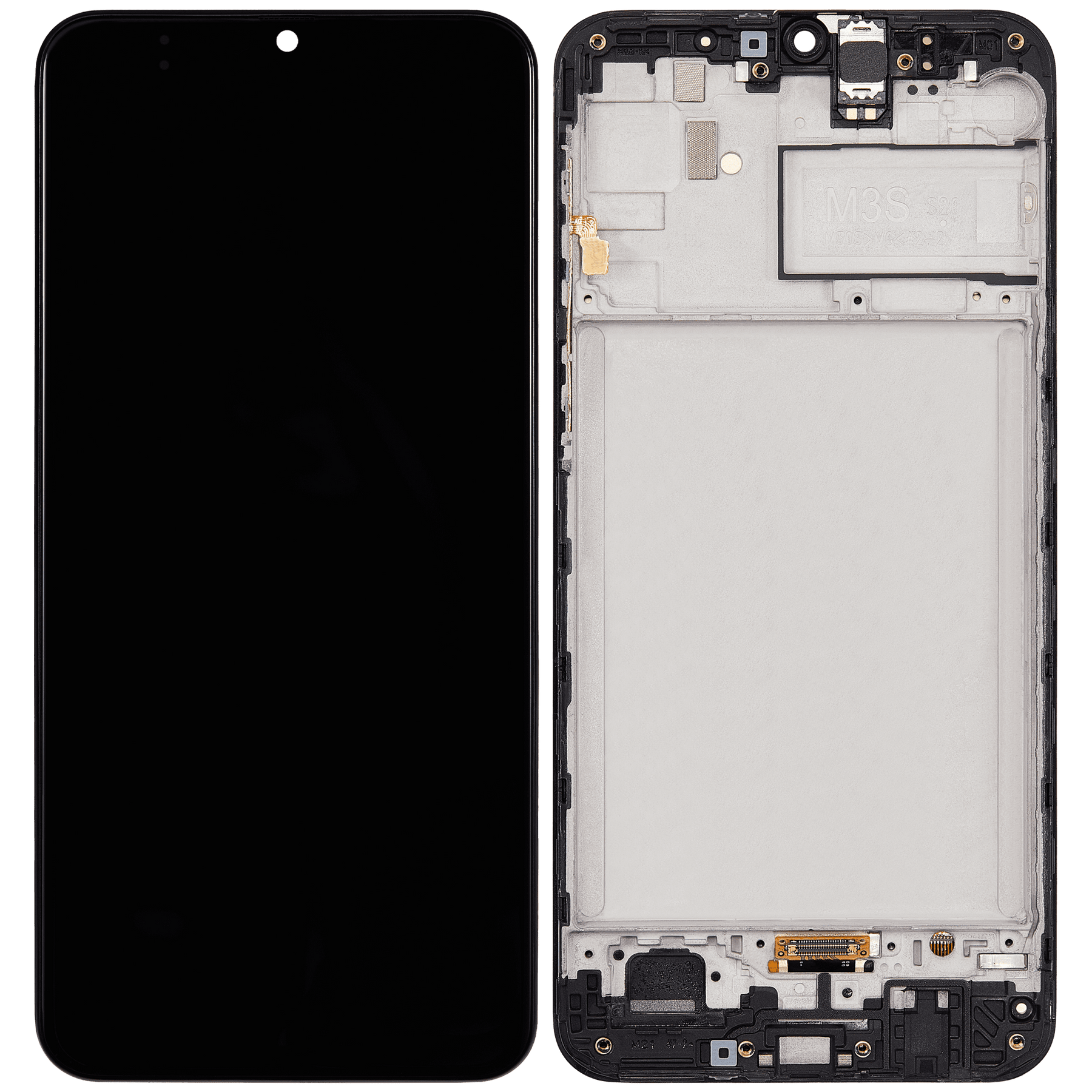 OLED Assembly With Frame Compatible For Samsung Galaxy M30S (M307 / 2019) (Refurbished) (All Colors)