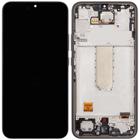 OLED Assembly With Frame Compatible For Samsung Galaxy A34 5G (A346 / 2023) (Refurbished) (Graphite)
