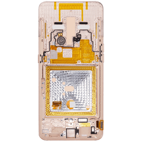 OLED Assembly With Frame Compatible For Samsung Galaxy A80 Replacement by Macfactory.in(A805 / 2019) (Angel Gold) (Refurbished)