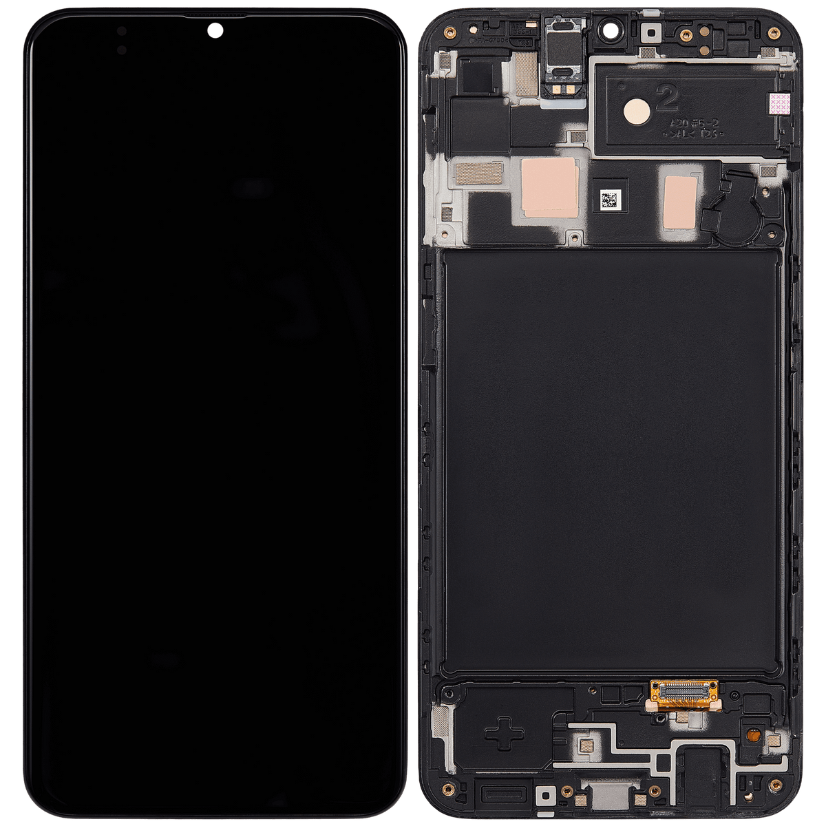 OLED Assembly With Frame Compatible For Samsung Galaxy A20 (A205 / 2019) (F Version) (Refurbished) (All Colors)