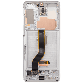 OLED Assembly With Frame Compatible For Samsung Galaxy S20 Plus 5G Replacement  (Refurbished) (Cloud White)