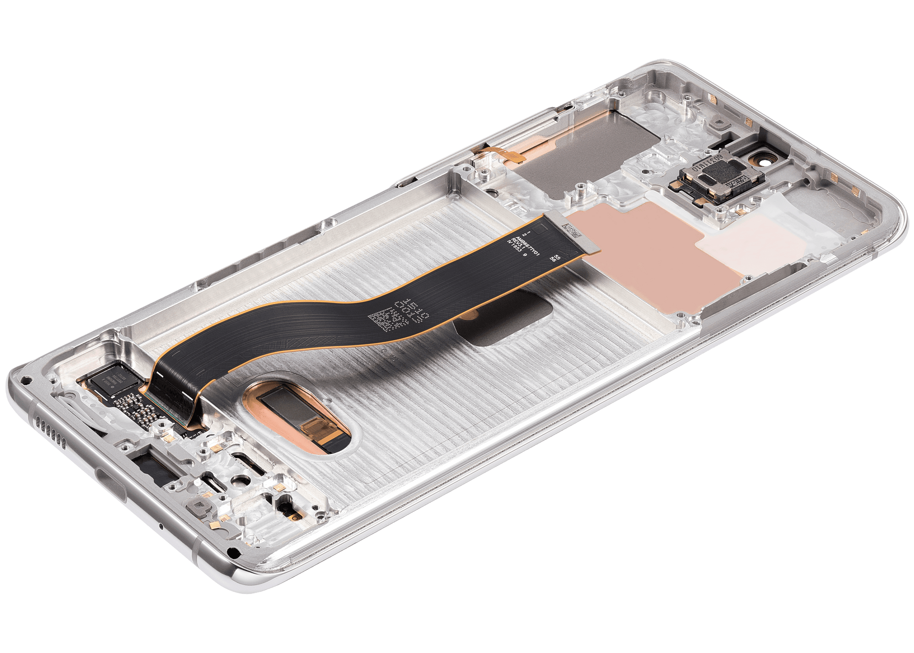 OLED Assembly With Frame Compatible For Samsung Galaxy S20 Plus 5G Replacement  (Refurbished) (Cloud White)