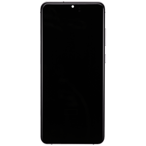 OLED Assembly With Frame Compatible For Samsung Galaxy S20 Ultra 5G Replacement(Refurbished) (Cloud White)