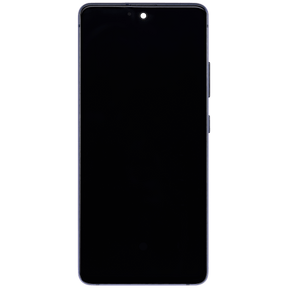 Replacement OLED Assembly With Frame Compatible For Samsung Galaxy A51 5G UW (A516V / 2020) (Verizon 5G UW Frame Only) (Refurbished) (Prism Bricks Blue)