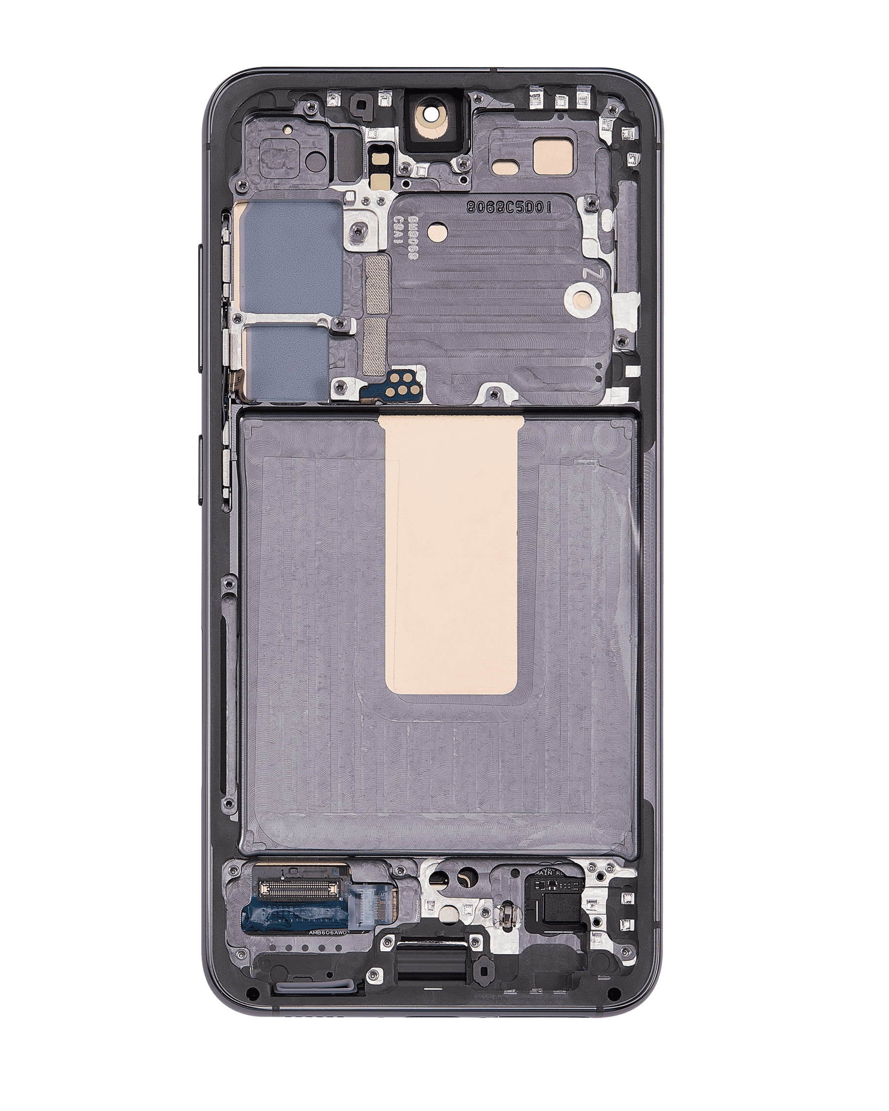 OLED Assembly With Frame Compatible For Samsung Galaxy S23 5G Replacement(US & International) (Refurbished) (Green)