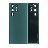 Back Cover Glass With Camera Lens Compatible For Samsung Galaxy S22 Ultra Replacement (Service Pack) (Graphite)