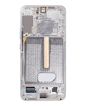 OLED Assembly With Frame Compatible For Samsung Galaxy S22 Plus 5G Replacement (US & International Version) (Refurbished) (White)