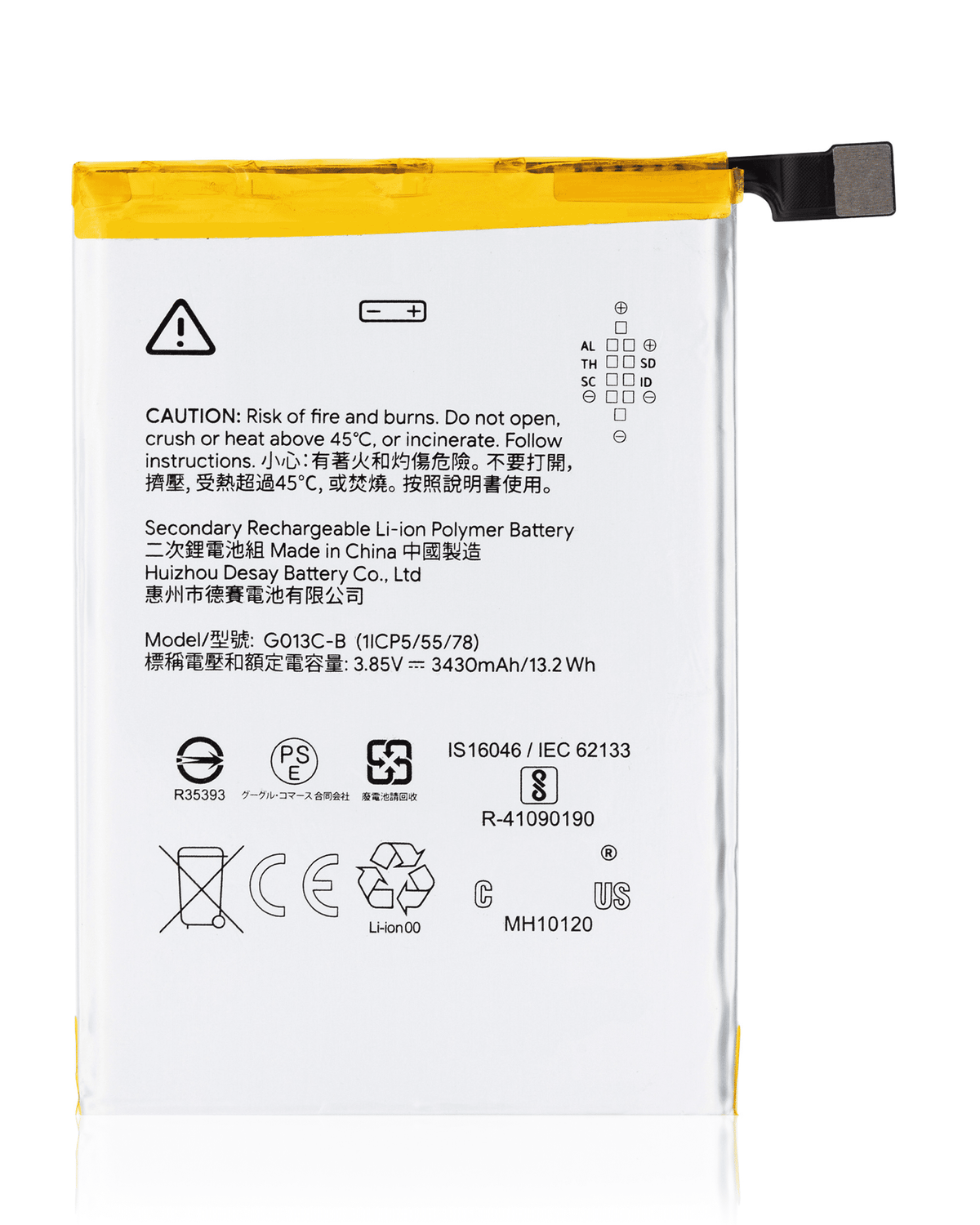 Replacement Battery Compatible For Google Pixel 3 XL (G013C-B) Genuine OEM)