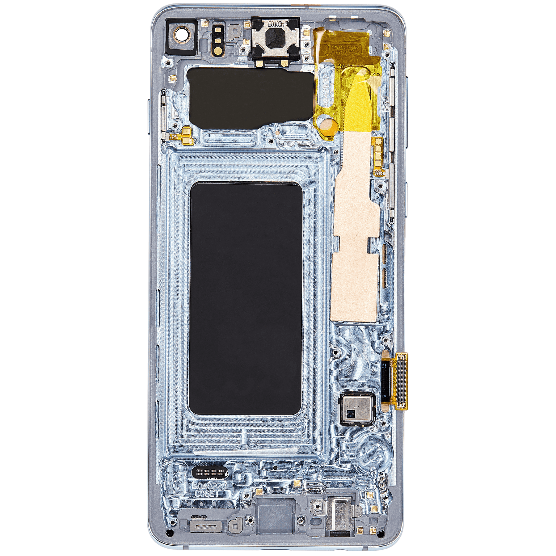 OLED Assembly With Frame Compatible For Samsung Galaxy S10 Replacement  (Refurbished) (Prism Blue)