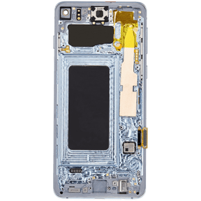 OLED Assembly With Frame Compatible For Samsung Galaxy S10 Replacement  (Refurbished) (Prism Blue)