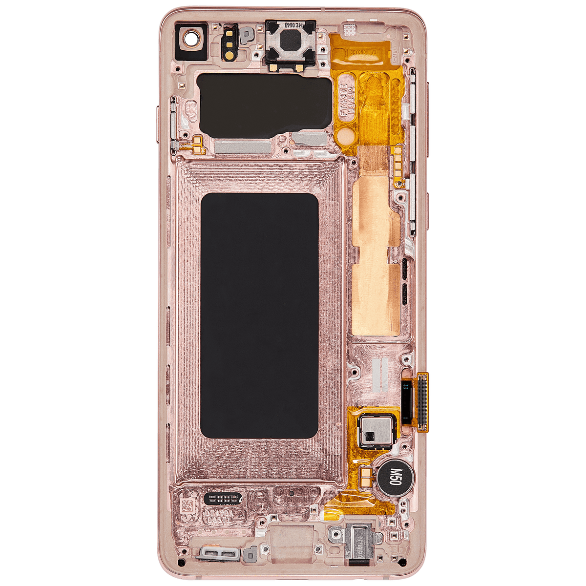 Replacement OLED Assembly With Frame Compatible For Samsung Galaxy S10 (Refurbished) (Flamingo Pink)