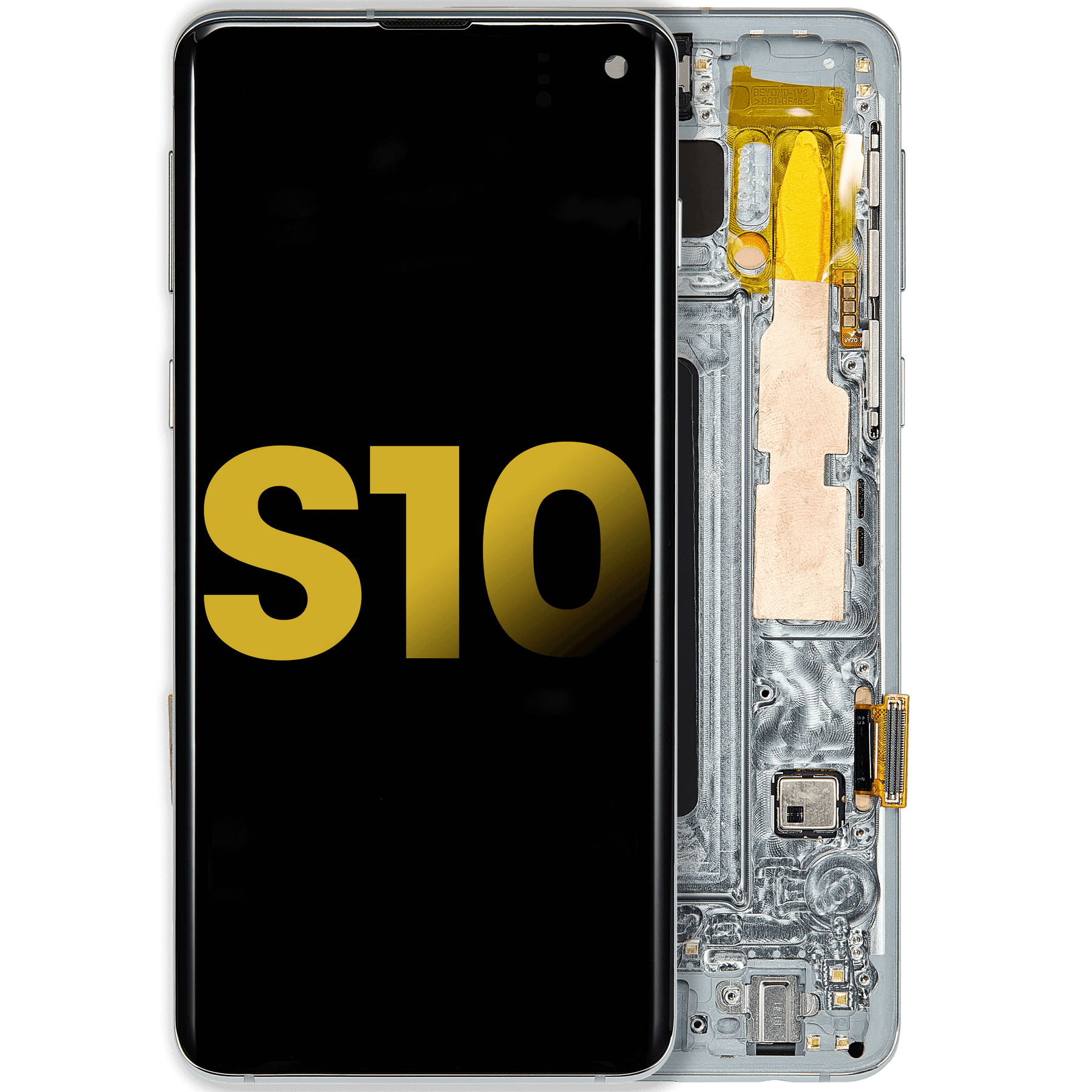 Replacement OLED Assembly With Frame Compatible For Samsung Galaxy S10 (Refurbished) (Prism Green)