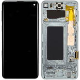 Replacement OLED Assembly With Frame Compatible For Samsung Galaxy S10 (Refurbished) (Prism Green)