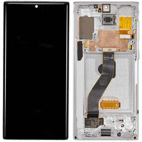Replacement OLED Assembly With Frame Compatible For Samsung Galaxy Note 10 (Refurbished) (Aura White)