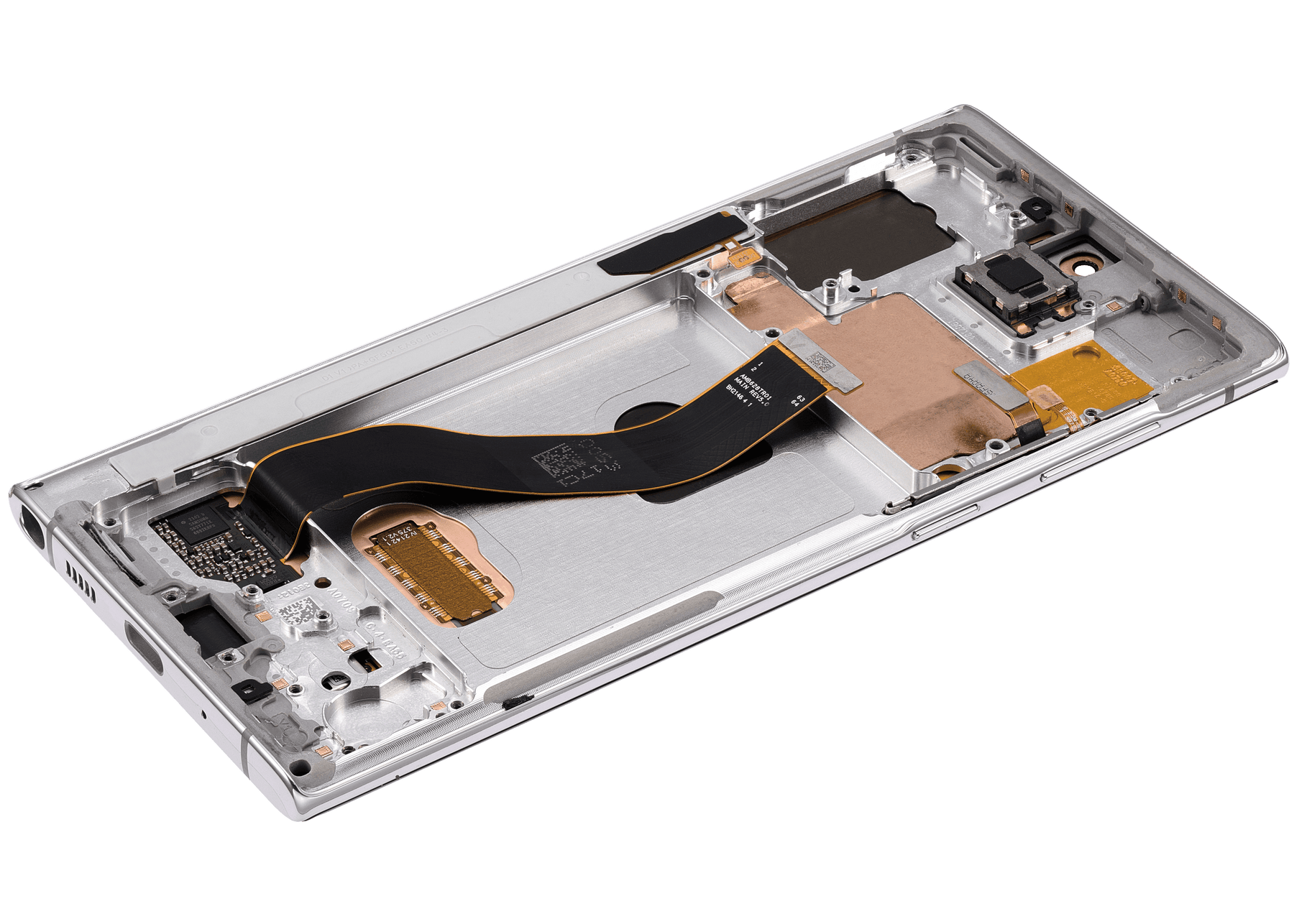 Replacement OLED Assembly With Frame Compatible For Samsung Galaxy Note 10 (Refurbished) (Aura White)