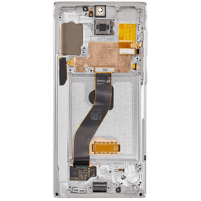Replacement OLED Assembly With Frame Compatible For Samsung Galaxy Note 10 (Refurbished) (Aura White)