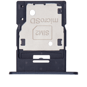Dual Sim Card Tray Compatible For Samsung Galaxy A15 5G (A156 / 2023) (Brave Black)