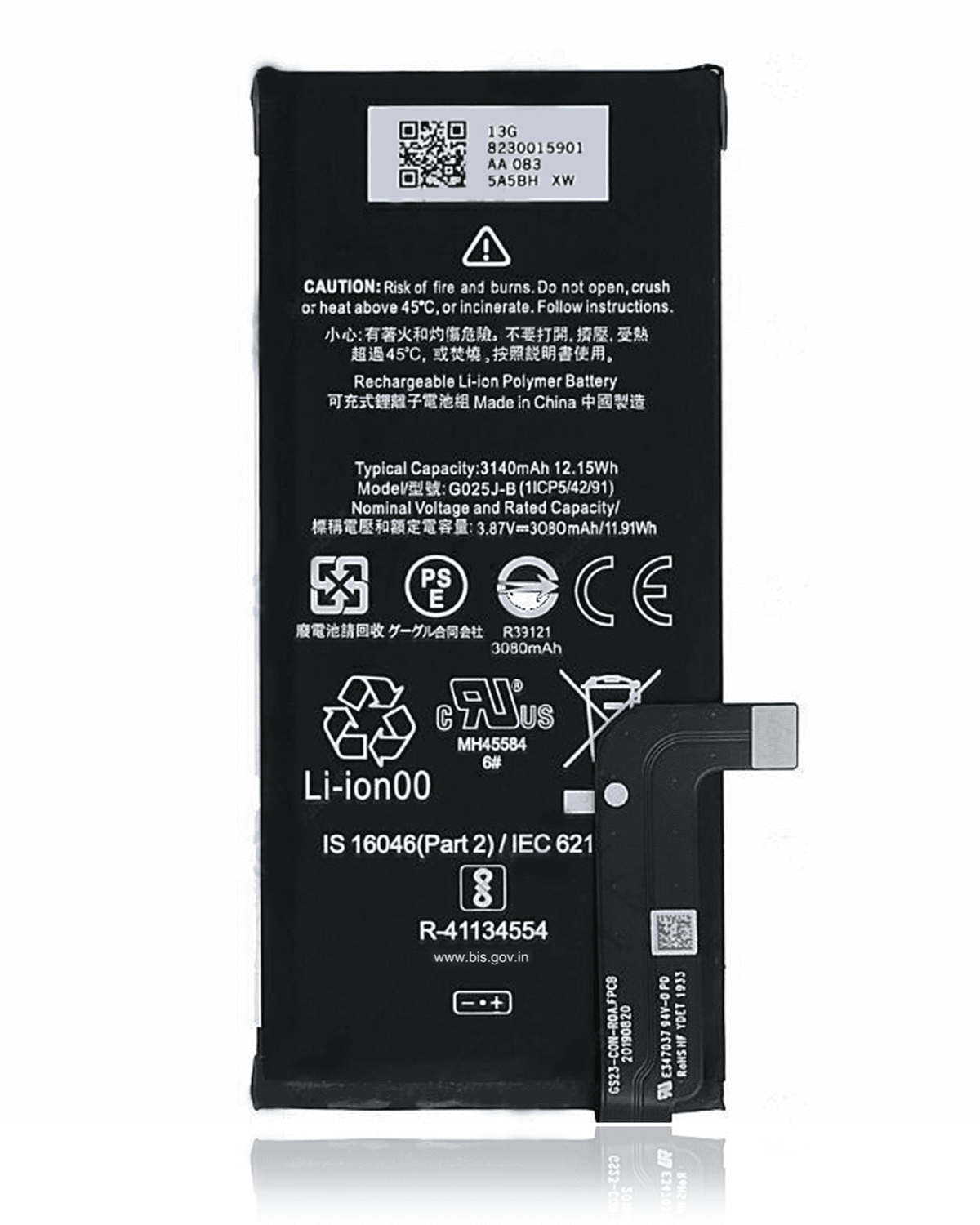 Replacement Battery Compatible For Google Pixel 4a (G025J-B) (Genuine OEM)