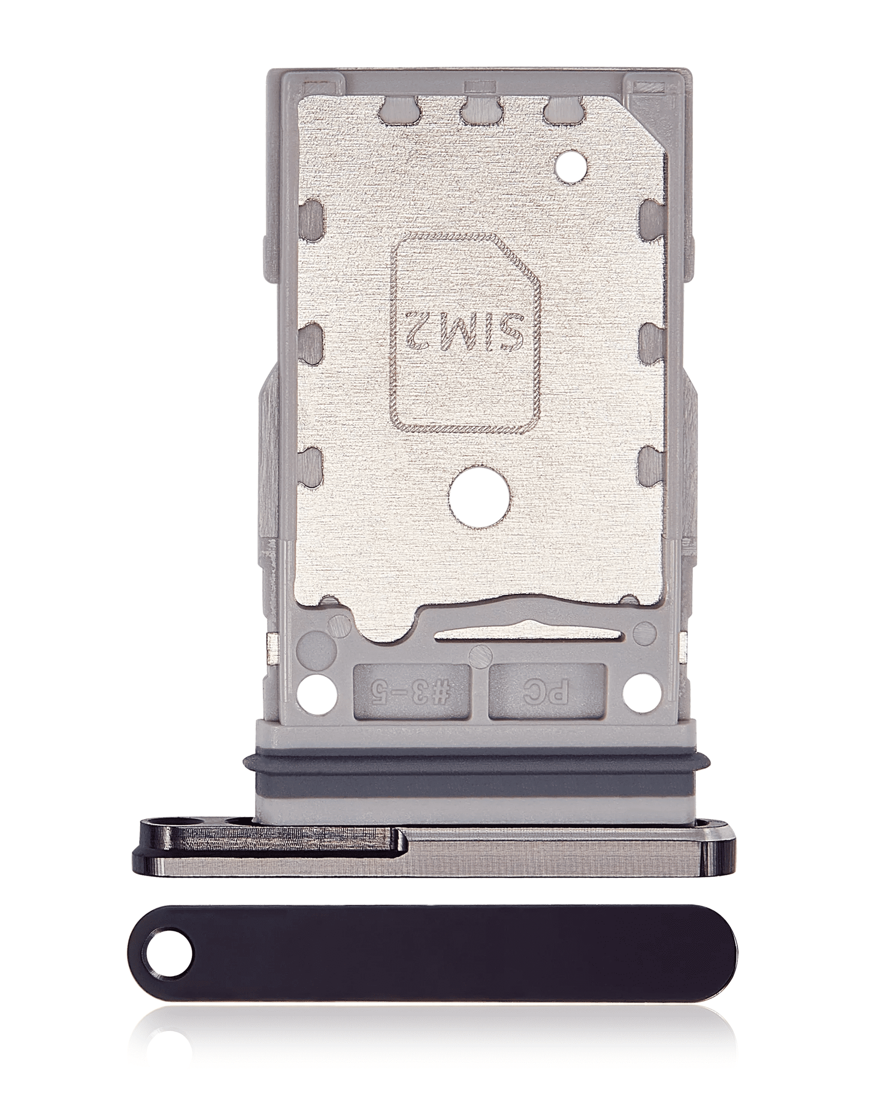 Replacement Dual Sim Card Tray Compatible For Samsung Galaxy Z Fold 4 (F936) (Phantom Black)