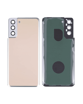 Back cover Glass With Adhesive Compatible For Samsung Galaxy S21 Plus 5G Replacement  (Service Pack) (Phantom Gold)