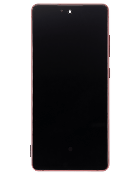 Replacement OLED Assembly With Frame Compatible For Samsung Galaxy S20 FE 4G / 5G (Refurbished) (Cloud Red)