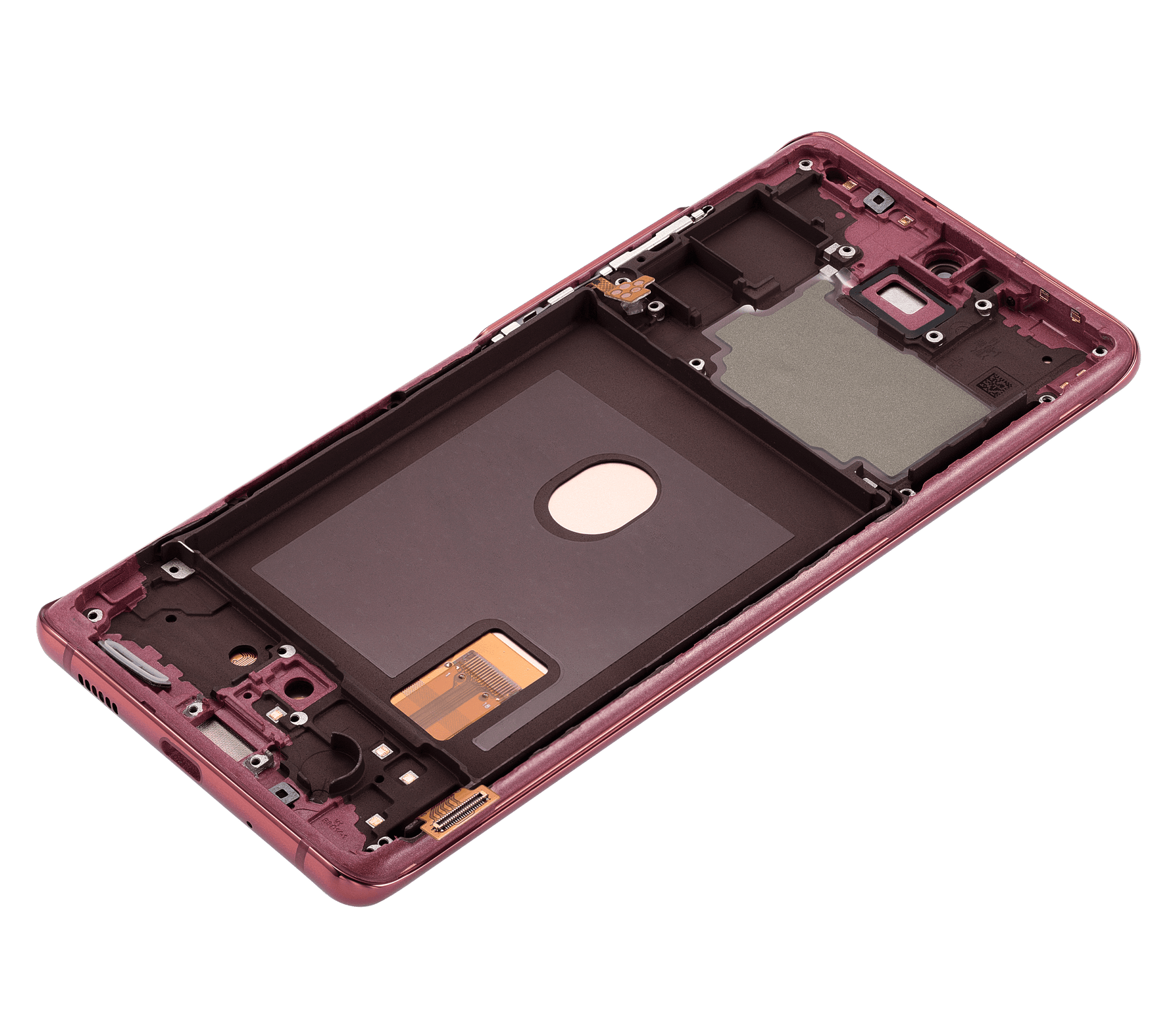 Replacement OLED Assembly With Frame Compatible For Samsung Galaxy S20 FE 4G / 5G (Refurbished) (Cloud Red)