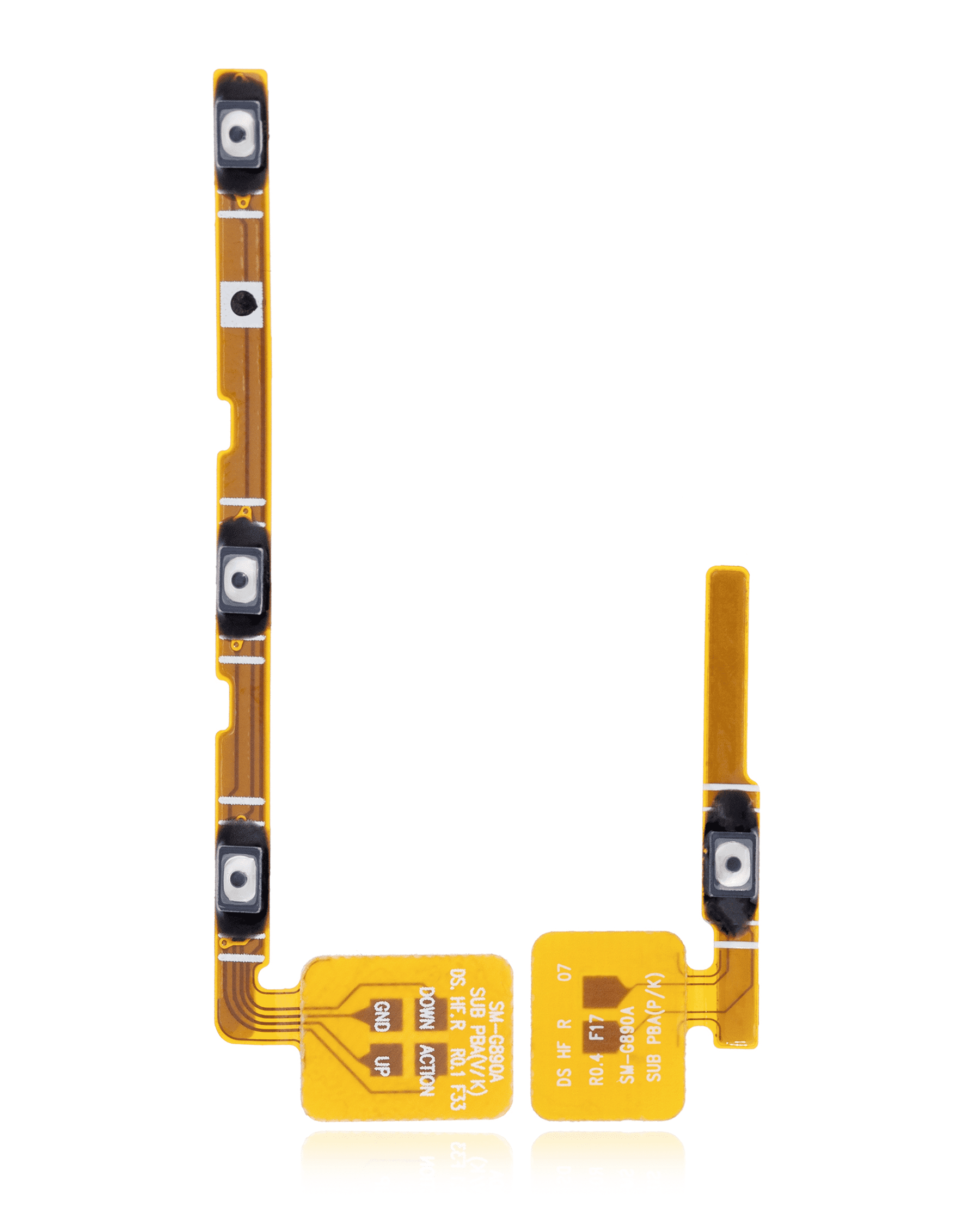 Replacement Power And Volume Button Flex Compatible For Samsung Galaxy S6 Active (G890 / G890A)