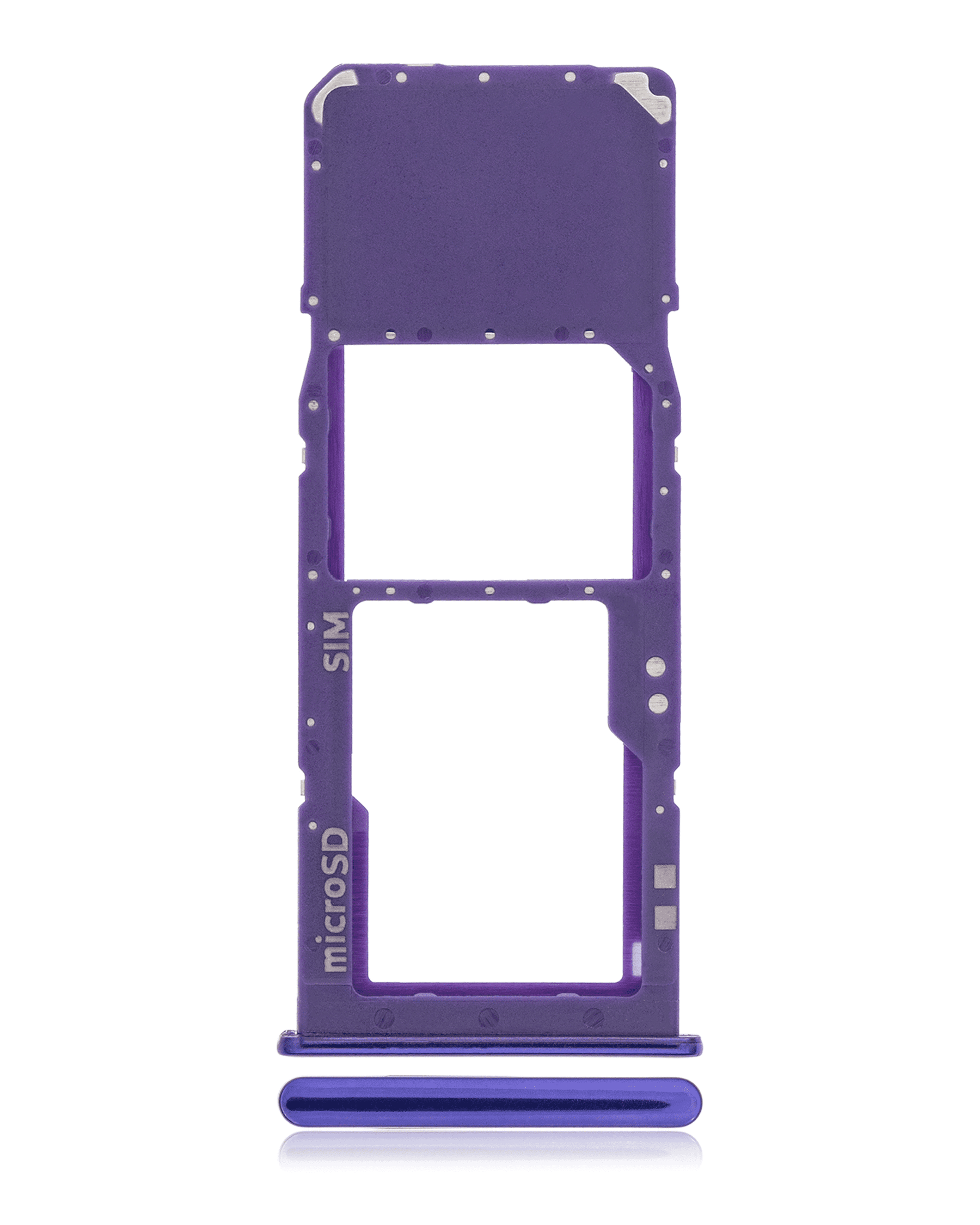 Single Sim Card Tray Compatible For Samsung Galaxy A30S (A307 / 2019) (Violet)