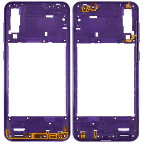 Mid-Frame Housing Compatible For Samsung Galaxy A30s (A307 / 2019) (Vemake) (Prism Crush Violet)