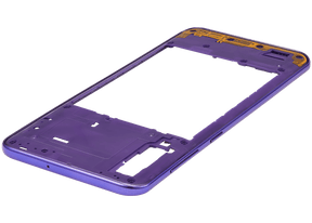 Mid-Frame Housing Compatible For Samsung Galaxy A30s (A307 / 2019) (Vemake) (Prism Crush Violet)