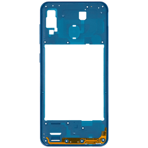Mid-Frame Housing Compatible For Samsung Galaxy A30 (A305 / 2019) (Vemake) (Blue)