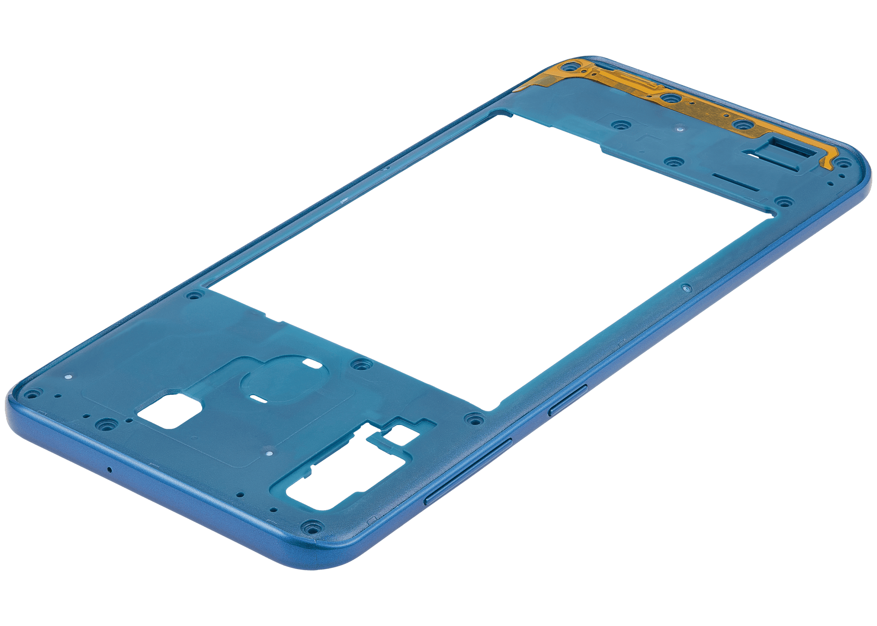 Mid-Frame Housing Compatible For Samsung Galaxy A30 (A305 / 2019) (Vemake) (Blue)