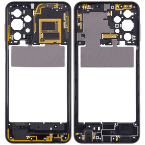 Mid-Frame Housing Compatible For Samsung Galaxy A23 5G (A236U / A236B / 2022) (US & International Version) (Black)