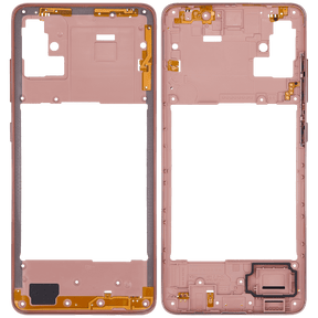 Mid-Frame Housing Compatible For Samsung Galaxy A51 4G (A515 / 2019) (Prism Crush Pink)