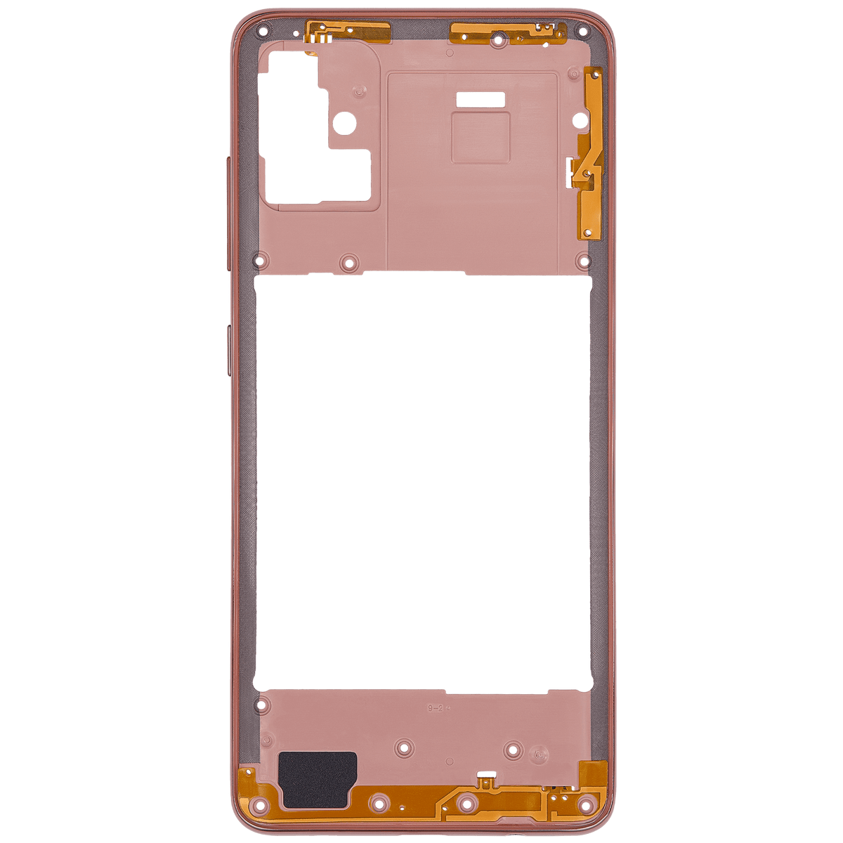 Mid-Frame Housing Compatible For Samsung Galaxy A51 4G (A515 / 2019) (Prism Crush Pink)
